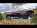 Pacing Norfolk & Western Class J No. 611 Steam Train Out Of @ Goshen, VA (10/15/23)