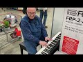 Green Onions on Roland Piano at Costco