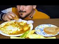 🌟 HOME MADE EGG CURRY 🤤 POORI GREEN CHILLI | MUKBANG SHOW 🔥 ASMR SHOW | BIG BITE 🔥