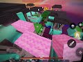 Playing Roblox Bedwars with the Hexed Yuzi skin!