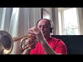 Misty - jazz trumpet improvisation