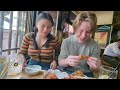 Australian couple was so excited to eat Japanese food for the first time and they ate it up!