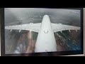 Веб камера  взлёта  и посадки.  Полет из Шанхая в Бангкок 2024г. Takeoff and landing webcam.