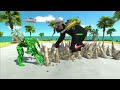 Plant Scourge vs Assassin Goro Evolution in Plant Arena - Animal Revolt Battle Simulator