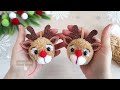 🦌 CHRISTMAS DEER from threads 🦌 New Year's toys from yarn/Pom Pom Christmas Deer