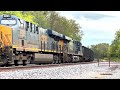 CSX Freight Train | Coal Drag | Mid-Train DPU Locomotives | Blairton, West Virginia on the B&O 4K