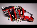 Lego City 60414 Fire Station with Fire Truck Speed Build
