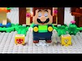 Lego Mario enters the Nintendo Switch to save Luigi from Bowser! Luigi's Mansion 3 - Mario Story