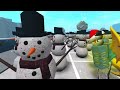 I BUILT 5000 SNOWMAN IN BLOXBURG! | roblox