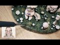 I made a Mushroom Grove from a whole block of polymer clay! : Polymer clay sculpting tutorial