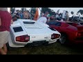 V12 Engine start (at 45 sec) Lamborghini Countach 5000 S at Le Mans Classic 2018