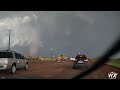 Oklahoma tornado shot by drone + numerous camera angles - 4k - El Dorado 2024 - Long track twister