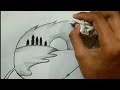 Learn how to draw a Beautiful Scenery In Easy Way | Stepbystep Tutorial for beginners