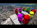 GTA 5 SPIDERMAN VS MINIONS VS HULK VS SPIDERMAN COMPILATION #gta5#spiderman#gtaragdoll