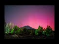 Northern Lights Over Mount Shasta, CA April 23, 2023