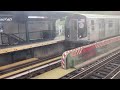 NYC Subway R160 M train Metropolitan Avenue to Broad Street