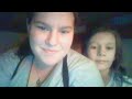 Singing the opening to live and maddie with my lil sis