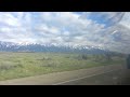 Grassy fields and mountains