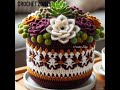 60+Crochet Interior plants pot cover design ideas knitted with wool. Crocheting Ideas. #crochetworld