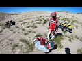 ATV's, Little Sahara, Utah Sand Dunes, Man Down!