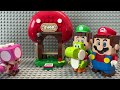 Lego Mario enters the Nintendo Switch to find his lost son and save him from Bowser! Mario Story