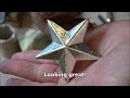 The Making of A Hand Poured Silver Star For Daniel!