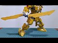 You can build this mech with only Lloyd’s Golden Ultra Dragon 71774 Set