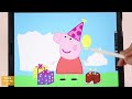 How To Draw  Peppa Pig 2  - easy drawing, coloring pages