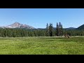 High mountain meadow. Halfway between South Sister and Mt. Bachelor, Oregon