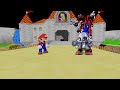 Bloopers fnf - But Ultra M sing with SM64 Mario