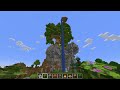 I Built a SECRET TREEHOUSE to Hide From Mutant Enderman in Minecraft