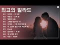 하루 종일 들어도 좋은노래 BEST TOP 100곡 유튜브 최고에 명곡모음 BEST TOP 50 베스트 발 : 태연/박명수/에일리/찬열, 펀치/ 김범수 /임창정 /박효신