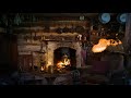 Hagrid's Hut REMAKE - Harry Potter Inspired ASMR - Cozy fireplace, Thunderstorm, Fang and Dragon!