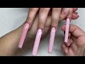 BLING FRENCH TIP POLYGEL NAILS✨HOW TO BLING FRENCH & CREEPY REDDIT STORIES! Nail Tutorial