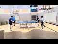 EMCC #table tennis-doubles practice match#WI USA