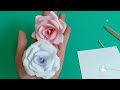 How to Make Paper Rose Flower Easy | DIY Paper Roses Tutorial