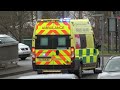 Fiat Ducato Emergency Ambulance responding in Maidstone! - SECAmb.