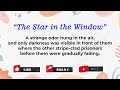 Learn English Through Story | English listening Practice | “The Star in the Window”