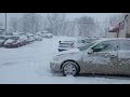 SUBARU WRX CRASHES INTO GURAD RAIL ATTEMPTING DONUTS IN A SNOW STORM WITH STREET TIRES!! Part 1