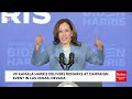 JUST IN: VP Kamala Harris Delivers Remarks At Campaign Event In Las Vegas, Nevada