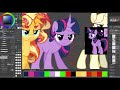 MY LITTLE PONY SPEEDPAINT | ALT MANE SIX + REDESIGN