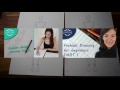 How to draw: a woman body / fashion figure | Fashion drawing for beginners #2 | Justine Leconte