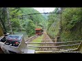 Maximum inclination angle 29° [Front View] Koyasan Cable Railway★ Nankai Cable Line ★ 4K/60fps