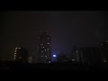 【雷】Crazy Thunder Storm in Tokyo 4K 30fps【ゲリラ豪雨】落雷の炸裂音！！