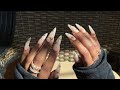 Watch Me Do Gel X Nails At Home! 💅🏽  | BEGINNER FRIENDLY gel x nails tutorial