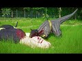 Black Adam Trex vs. Joker Albertosaurus vs. Batman Carnotaurus Batman Dinosaur Heroes in JWE