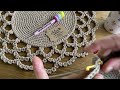 The Highly Popular, Elegant, and Practical Almond Placemats Making with All the Details inThis Video