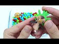 Satisfying Video l Mixing Rainbow Colors Candy Mixing with Pj Masks Cutting ASMR