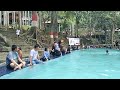 Enjoying lejja bathing hot springs in Soppeng Regency