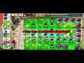 Scared shrooms and Three peaters vs all zombies army